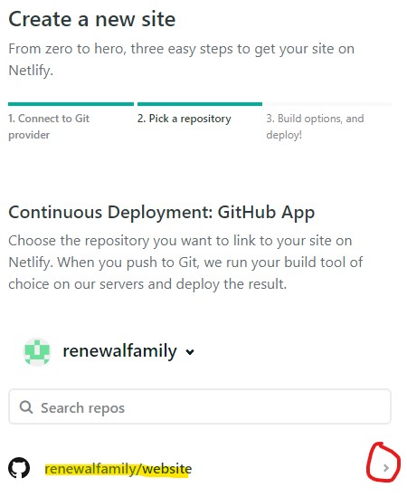 Netlify Install